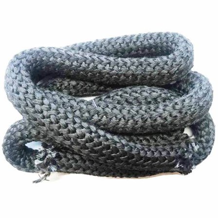 2,5 M pakning Ø 10 mm tetningssnor for komfyr, pakning glassfibertråd ovnsdørpakning, skorsteinspenning komfyrinnsats