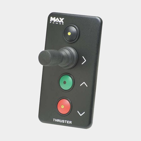 Joystick till bogpropeller Max Power, joystick, svart, passar VIP & Compact Retractable (nedfällbar)
