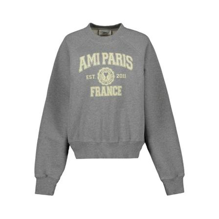 Ami Paris, Sweatshirts Szary, Kobieta, Rozmiar: M