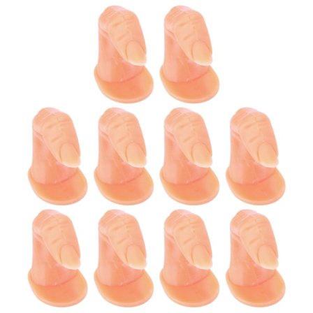 Trening av fingre, neglelakk manikyr treningsfingre Negleøvingsfingre modell, for akrylgel neglkunst DIY-displaydekorasjon Armored