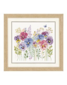 Broderipakke Bilde Blomster - Aida - Vervaco