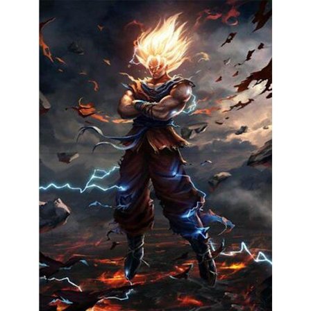 30*40cm Dekoration Diy 5d DIY, Diamantmålning, Dragon Ball Diamantmålning, Diamantmålning, Sovrumsbroderi, Modulära bilder