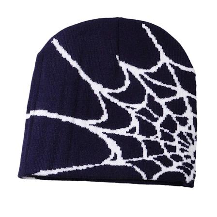 Unisex edderkoppnettlue - Stilig hodeplagg for alle edderkoppnett Navy blue