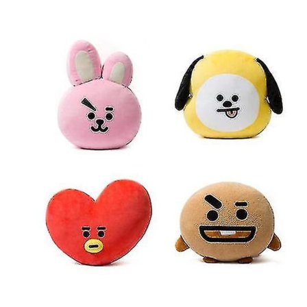 Kpop Plysjdyr Søt Pute Plysj Hund Hest Sau Peluche Dukke Jente