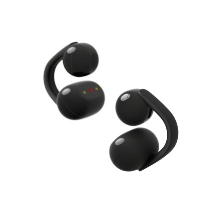 Sony-LinkBuds Clip Open - Black-Åpne ørepropper med komfortabel klipsdesign-Head & earphones-In-ear-hodetelefoner
