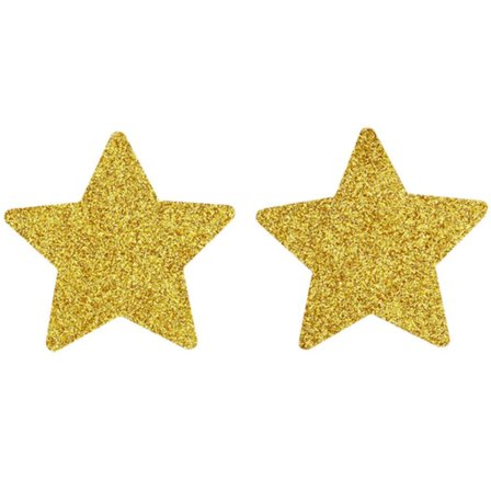 Stjärnor Nipple Covers Guld - Partyninja.se