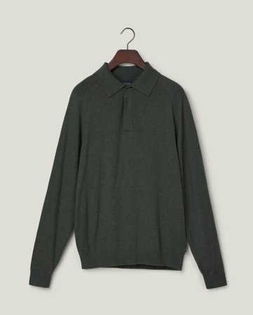 Lexington Fine merino polotröja, grön