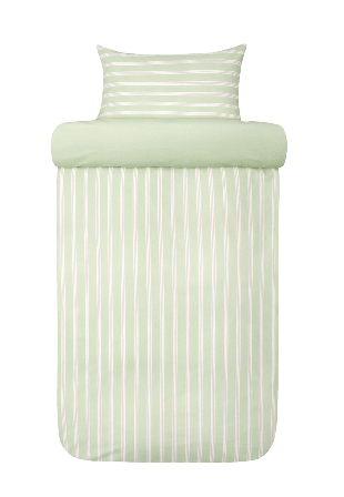 Høie of Scandinavia Ylva bomull bäddset 150x210 cm Sovrum Unisex Grön 150x210/50x60