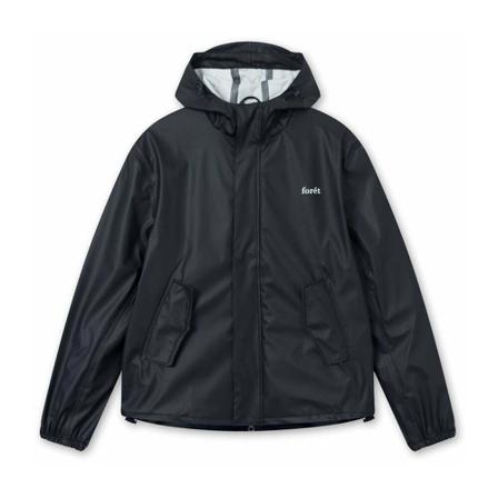 Forét Rain Jakke Sort, Herre, Størrelse: XS