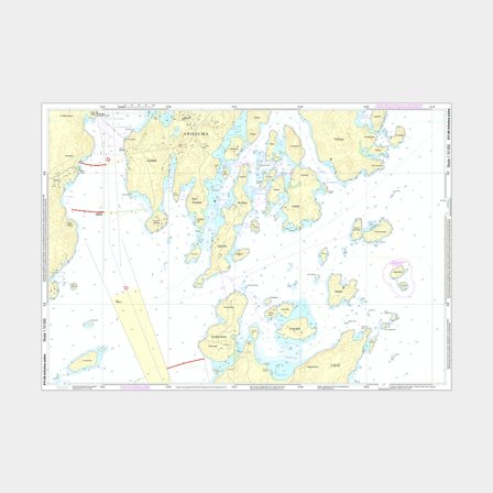 Carta speciale Hydrographica 611-06A Arholma Södra, A2 non piegata (plano)