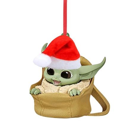 1 stk. Juletræ Baby Yoda Dekoration Vedhæng Fest Hjem Jul Gave