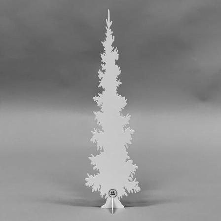 Julgran / Vinter dekoration 58 cm White