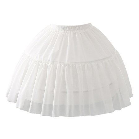 Dame Jenter Multi Layer Cosplay Lolita Underskjørt Elastisk linning Enkelt stål