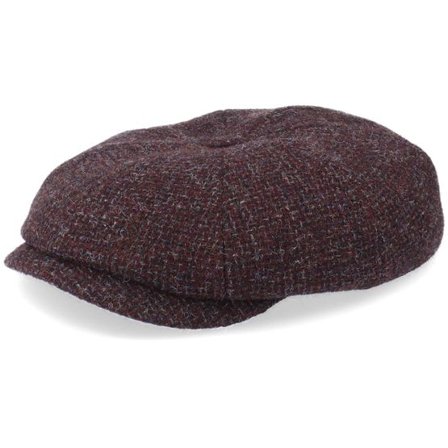 Stetson - Brun flatcap Keps - Hatteras Wool Brown Flat Cap @ Hatstore