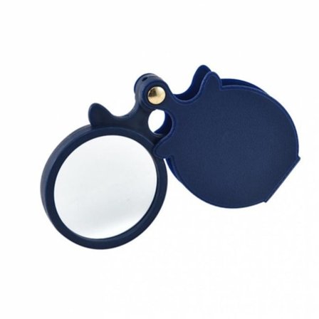 Sammenleggbar Lupe Forstørrelsesglass BLÅ