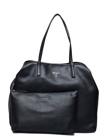 Victtoria Large 2 In 1 Tote Black GUESS