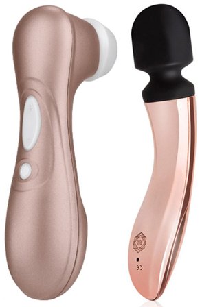 Satisfyer Pro 2 + Rosy Gold Nouveau Curve