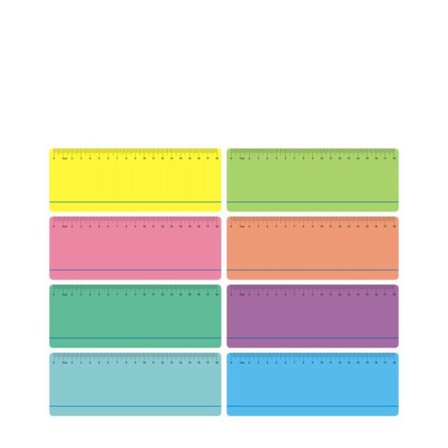 8 stk Bogmærke Vejledningskort Guidet læsestang F F