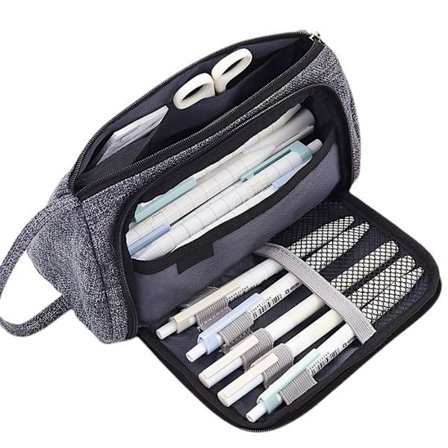 Lynlås Penneæske Med Flere Rum Til Skole- Og Kontorbrug