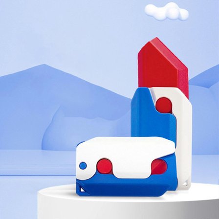 Tryckt Gravitationskniv Rädiskniv Dekompressionsleksak, Plastleksaker Sensoriska Leksaker Ångest Stress Relief Leksak, Perfekt För ADHD Och ADD 