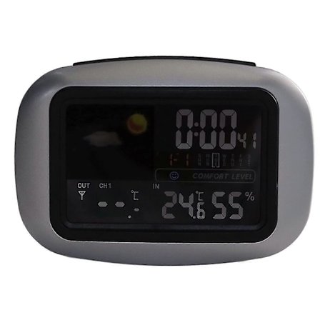 Väderstations Termometer, Färgdisplay Väder Hygrometer Termometer För Växthus Kontor Hem