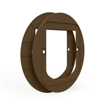SureFlap - Adapter for montering av katteluke, brun - Katt - Kattesikkerhet & dører - Katteluker & kattedører - ZOO.no