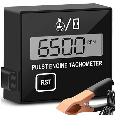 Digital motorsav omdrejningstæller lille motor omdrejningstæller[D]