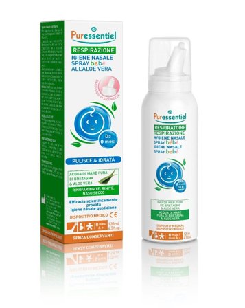Puressentiel Respirazione Spray Bebè All’aloe Vera 120ml