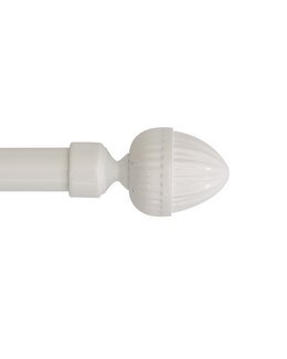 Ändknopp Hedda 2-pack Vit - Hasta