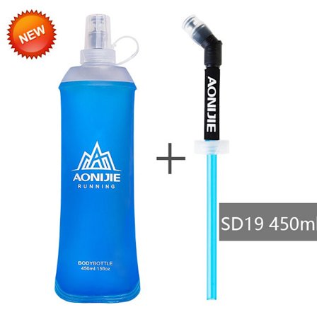 AONIJIE SD09 SD10 250 ml 500 ml mjuk kolv Fällbar hopfällbar vattenflaska TPU fri för löpning Hydration Pack Midjeväska Väst