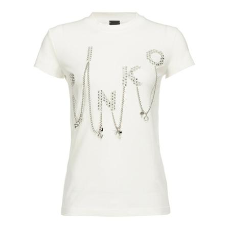 Pinko Pinko T-shirts and Polos White Hvid, Dame