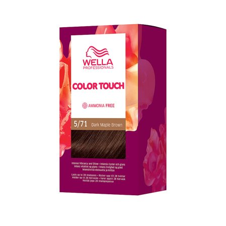 Wella Professionals Color Touch Pure Naturals Dark Maple Brown 5/71, Hår, Hårfarve, Toningsfarve