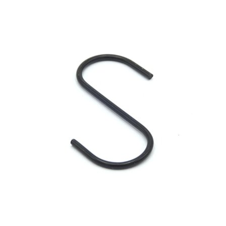 Svarta S-kroge, multifunktionelle metalkroge til køkken og badeværelse