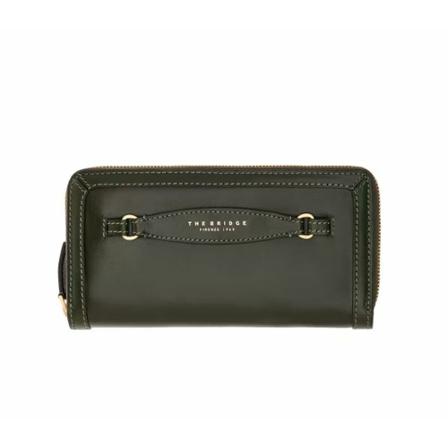The Bridge, Wallets & Cardholders Zielony, Kobieta, Rozmiar: ONE Size