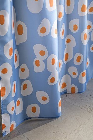 Jotex - Duschvorhang Blaue farbe - OVO - Kaufe Duschvorhänge bei Jotex