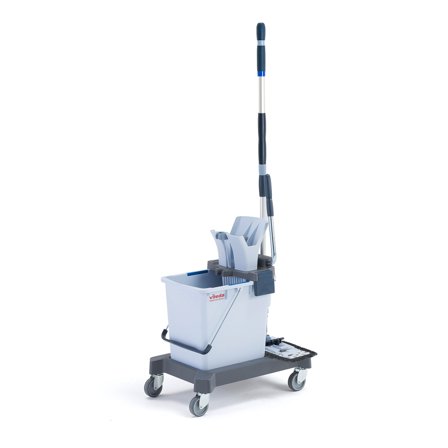 Reinigungswagen mit kompletter Ausstattung