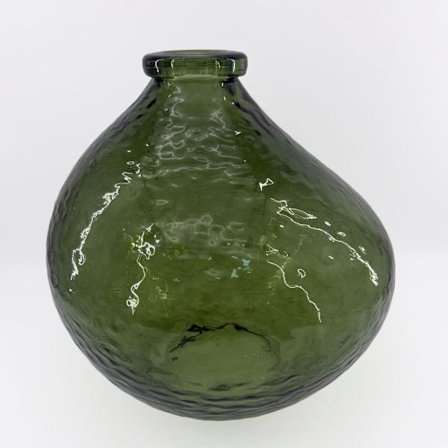 Grøn glasvase 25x25x25 cm – Moderne indretning