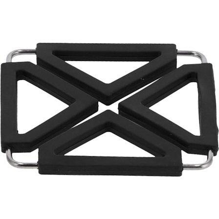 Silikon gryteunderlag trekantet matte rustfritt stål varmt grytestativ sklisikkert underlag isolasjonsbolle matte bordmatte