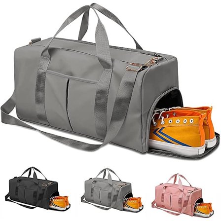 Gymnastiktaske med skorum og vådt rum, tørre og våde separate sportstasker til mænd