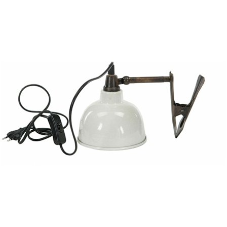 Lampa Clip Vit