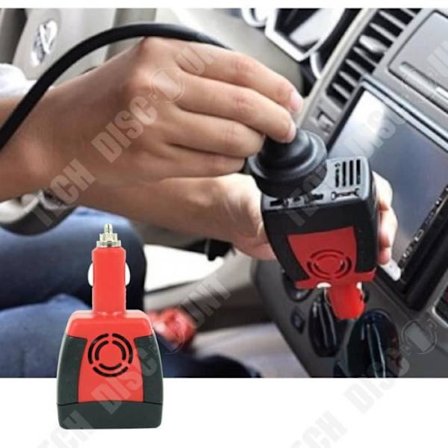 12V till 220V omvandlare - TD - 150W - Ciguttändare - USB 5V - Modifierad sinuswave