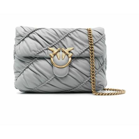 Pinko, Shoulder Bags Szary, Kobieta, Rozmiar: ONE Size