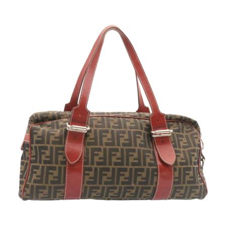 Fendi Vintage, Weekend Bags Bruin, unisex, Maat:ONE Size