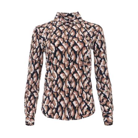 Maicazz Wi22.20.004 Garbi-Blouse Broken Stone , Beige , Dames , Maat: L