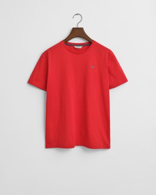 GANT - Teens shield t-skjorte, unisex bright red
