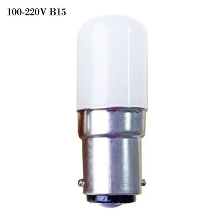 Jääkaapin polttimo Jääkaapin pakastimen valo 100-220V B15 100-220V B15