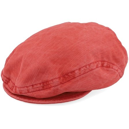 Mayser - Red - flatcap - Cap - Softcap Outdoor Red Flat Cap - Hatstore