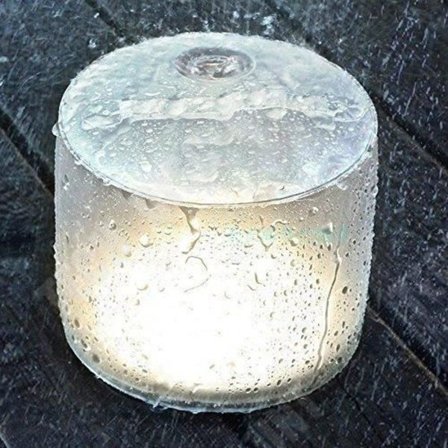 TD Solar Camping Lantern, uppblåsbar hopfällbar Solar LED-lampa för fiske Camping Trädgård inomhus eller utomhus