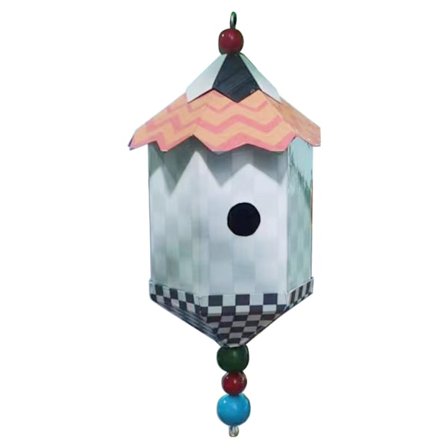 Fuglemater i metall Vanntette frømatere for hengende fuglehus for ville fugler