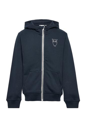 Owl Sweat Hood - Gots/Vegan Navy Knowledge Cotton Apparel